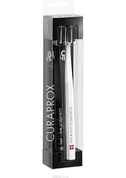Curaprox White Is Black Diş Fırçası Ikili Limited Edition