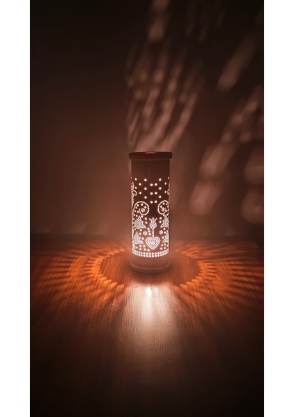 Dekoratif Masa Lambası Pvc Yuvarlak 360 Derece Aydınlatma indirimleri