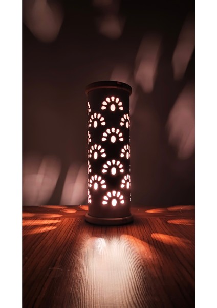 Dekoratif Masa Lambası Pvc Yuvarlak 360 Derece Aydınlatma