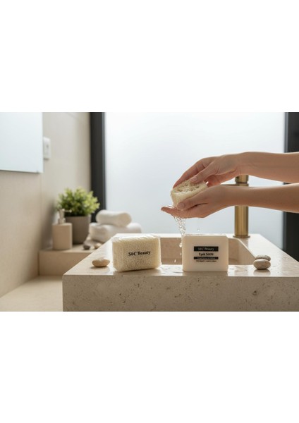 Doğal Kabak Lifli Eşek Sütlü Sabun Tüm Ciltler İçin 120 gr Renksiz Doğal İçerik fiyatları