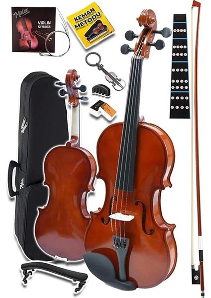 CVL-742-TYS Profesyonel 1/2 Çocuk Kemanı Seti 8-10 Yaş (Yastık Tel Çanta Yay Susturucu Reçine) modelleri