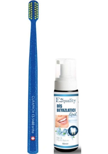 Curaprox Ortho Ultra Soft Diş Fırçası CS-5460- Diş Beyazlatıcı Köpük Hediye