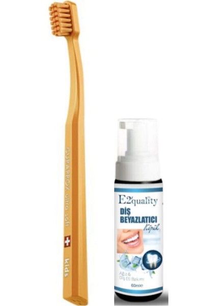 Curaprox Kids Ultra Soft Diş Fırçası- Diş Beyazlatıcı Köpük Hediye