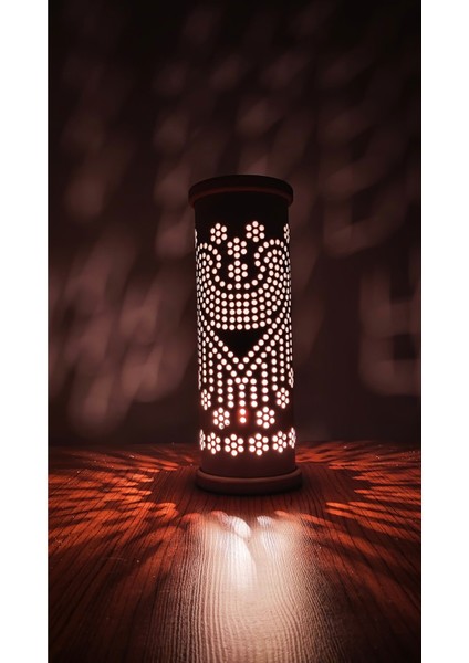 Dekoratif Masa Lambası Pvc Yuvarlak 360 Derece Aydınlatma