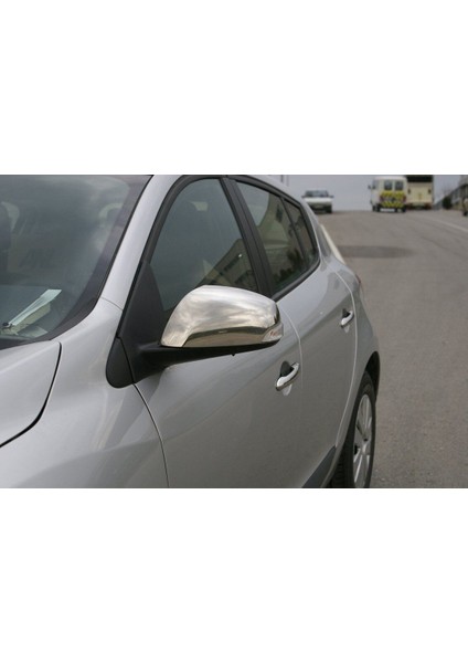 Renault Megane 3 Hb/sw Uyumlu Ayna Kapağı 2 Parça 2010 Üzeri Paslanmaz Krom fiyatları