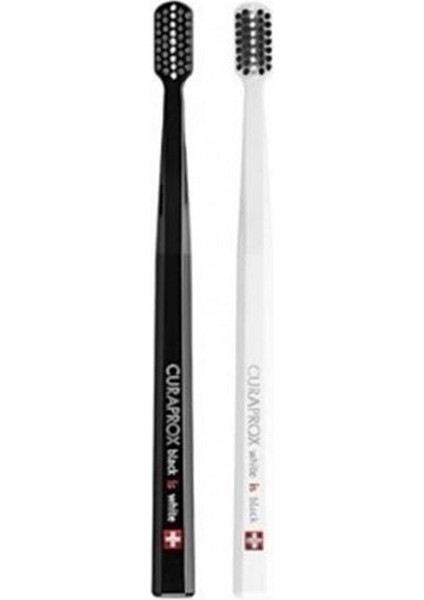 Curaprox Black Is White 2'li Diş Fırçası