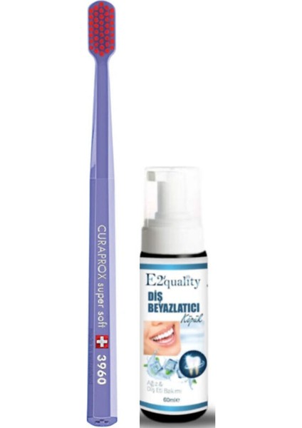 Curaprox Cs 3960 Super Soft Diş Fırçası - Diş Beyazlatıcı Köpük Hediye