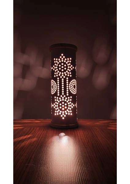 Dekoratif Masa Lambası Pvc Yuvarlak 360 Derece Aydınlatma