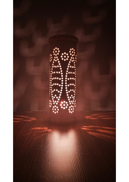 Dekoratif Masa Lambası Pvc Yuvarlak 360 Derece Aydınlatma