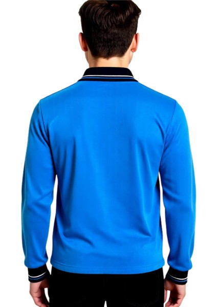 Kolej Polo Yaka Selanik Sweat Turkuaz Imhs-S-M fiyatları