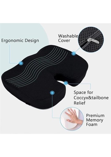 Hemoroid Basur Kuyruk Sokumu Oturma Simidi Minderi Yastığı Ortopedik Yastık fırsatları