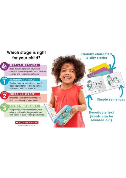 Bob Books - Set 1: Beginning Readers Box Set | Decodable Phonics Books, Ages 4 And Up, Kindergarten modelleri