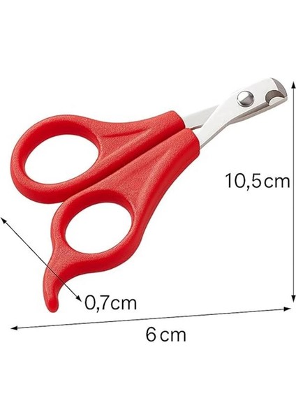Gro 5984 Kedi-Köpek Tırnak Makası, Red
