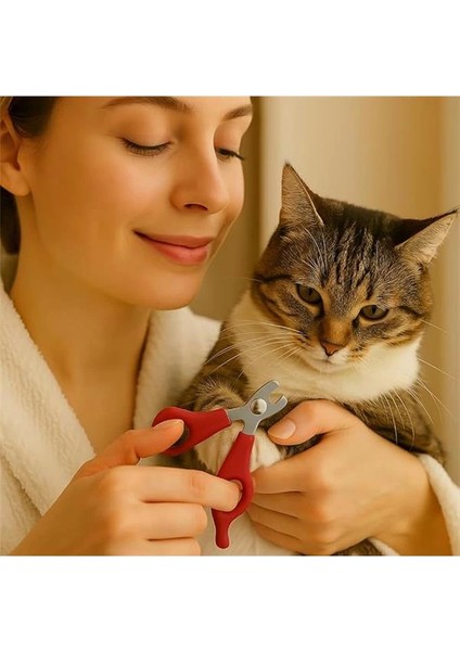 ® Kedi Tırnak Makası Çelik Ergonomik Tutuş Evcil Hayvan Köpek Tırnak Makası (Ömür Boyu Garantili) fiyatları