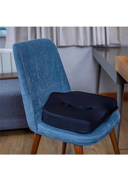 Ortopedik Basur Minderi Visco Posture Lüks Ortopedik Oturma Minderi, , Siyah, Standart indirimleri