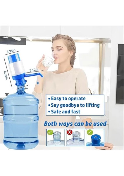 ® Premium Manuel Damacana Su Pompası Damlatmaz Bpa Sıfır indirimleri