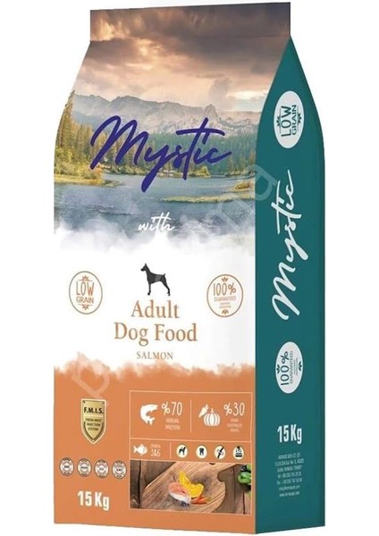 Az Tahıllı Yetişkin Köpek Maması Somonlu 15 kg indirimleri