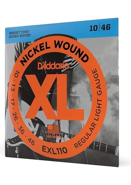 D'addario EXL110 Elektro Gitar Teli (10-46)