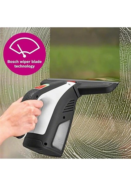 Home And Garden Akülü Pencere Temizleyici, Glassvac Cam Temizleyici, Premium Paket, Pencere