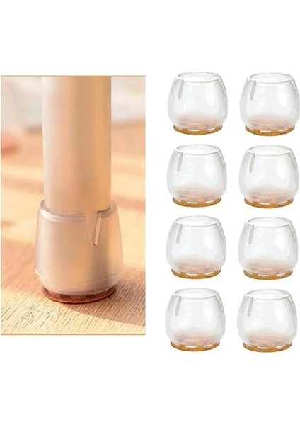Sandalye Pabucu,masa,koltuk,tabure Ayak Kılıfı 8 Adet (Small)