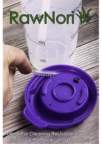 2 Içme Saman Temizleme Fırçası Uzun - Paslanmaz Çelik Içecek Pipetleri Için Kıl Temizleyici