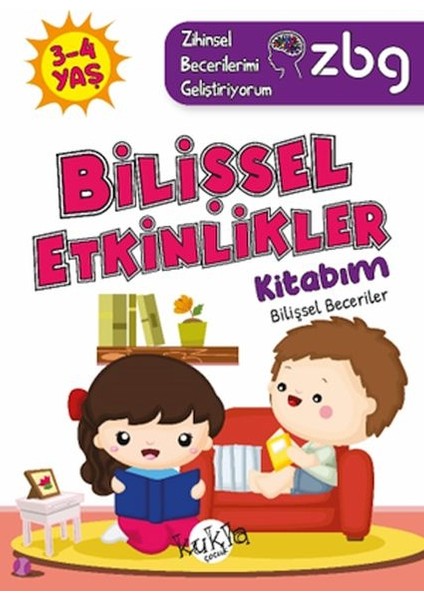 Zbg 3-4 Yaş Bilişsel Etkinlikler Kitabım