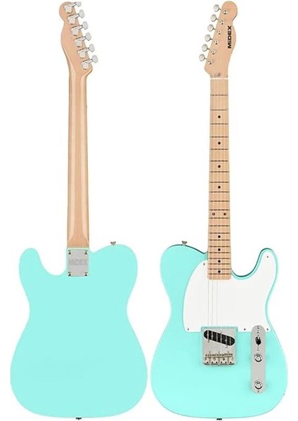 TLX-50GR-50AMP Tele Kasa Maple Klavye 2 Single-Coil 50W Amfili Elektro Gitar fırsatları