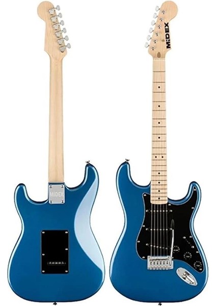 RPH-30BL-ST Maple Klavye Strat Kasa Sss Elektro Gitar Seti fırsatları