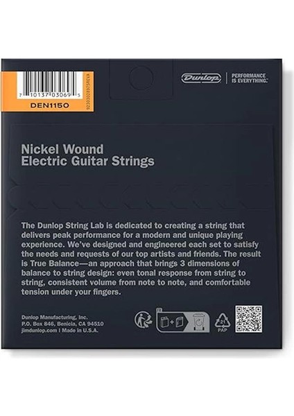 DEN1150 Nickel Elektro Gitar Teli (11-50) indirimleri
