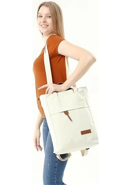 Unisex Su Geçirmez Imperteks Kumaş Üçü Bir Arada Omuz El Sırt Çantası