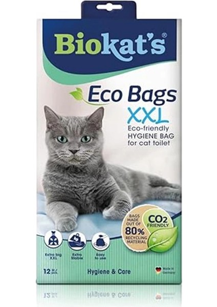 Biokat's Kedi Kumu Hijyen Torbası, Xxl, 12'li