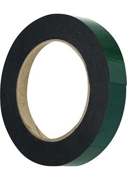 Çift Taraflı Köpük Bant Eva Montaj Bandı 18 mm x 10 Metre, Yeşil/siyah indirimleri