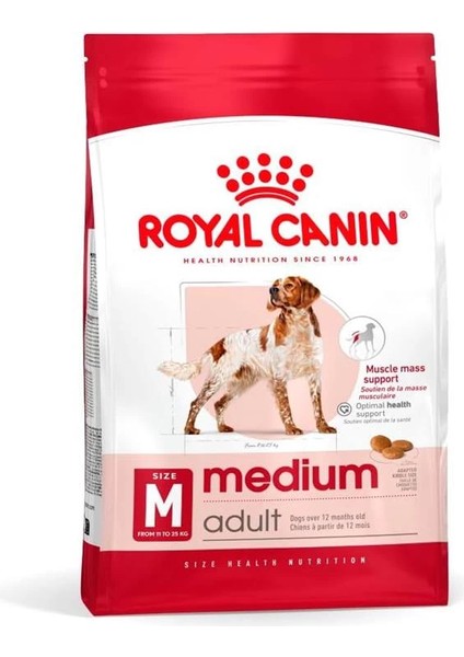 Medium Kuru Köpek Maması, Yetişkin, 15 kg