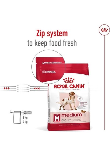 Medium Kuru Köpek Maması, Yetişkin, 15 kg modelleri