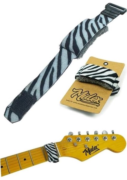 Midex Fretwrap FW-1WH Gitar Tel Susturucu - Medium (6-20CM)
