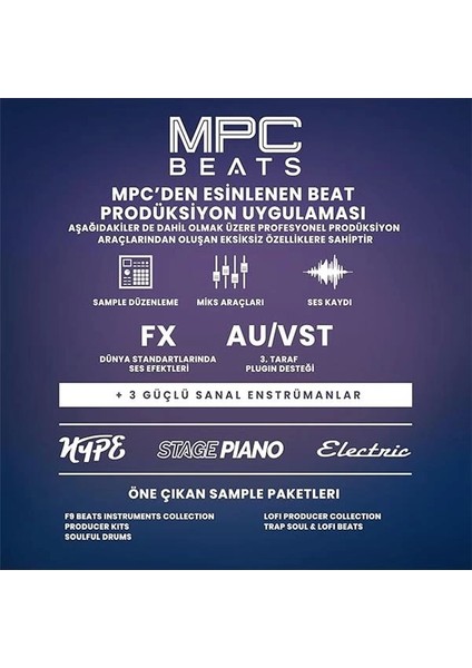 LPK25 - USB Mıdı Klavye Controller Mac ve Pc Için Arpejatör ve Müzik Prodüksiyonu