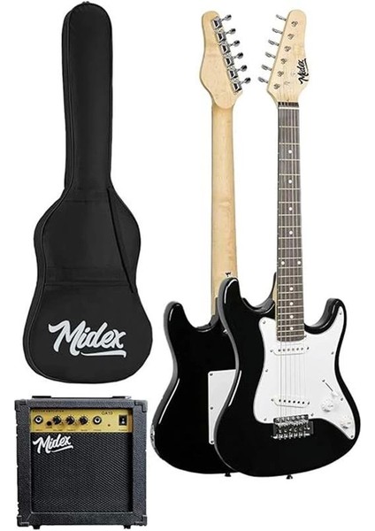 CEG-36BK 8-12 Yaş Çocuklar Için Amfili Full 3/4 36 Inç Elektro Gitar Seti White Black fiyatları