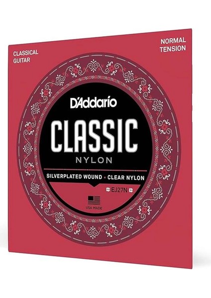 D'addario EJ27N 4/4 Normal Tension Klasik Gitar Teli