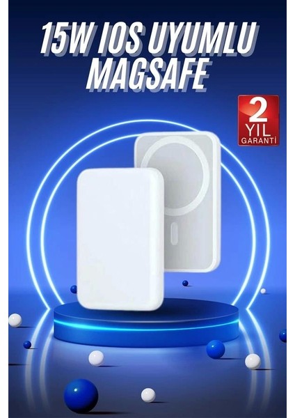 Magsafe Battery Pack Powerbank Kablosuz Şarj 5.000 Mah fiyatları