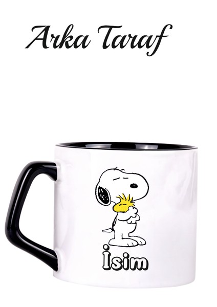 Snoopy Kişiye Özel Afilli Kupa Bardak fiyatları