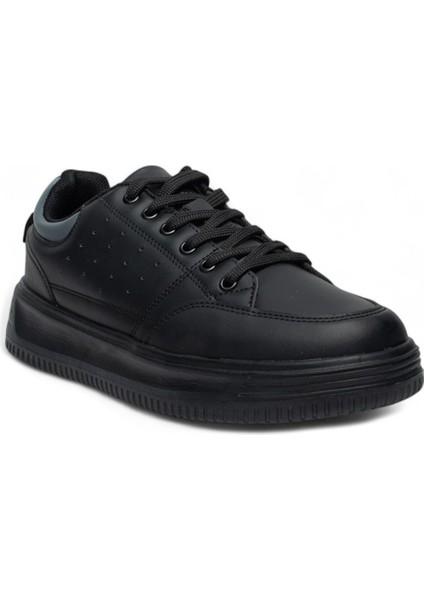 Siyah Memory Foam Taban Günlük Bağcıklı Erkek Sneaker Ayakkabı fiyatları