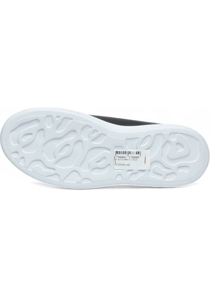 Siyah-Beyaz Kalın Taban Günlük Bağcıklı Erkek Sneaker Ayakkabı fırsatları