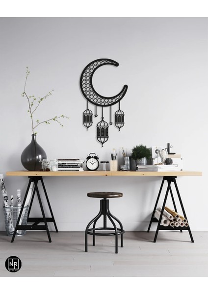 Hilal Motifli Dekoratif Metal Tablo fiyatları