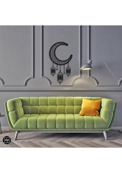 Hilal Motifli Dekoratif Metal Tablo fırsatları