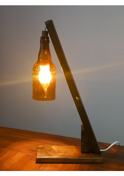 Dekoratif Masa Lambası Şişe Lamba Nostaljik Aydınlatma