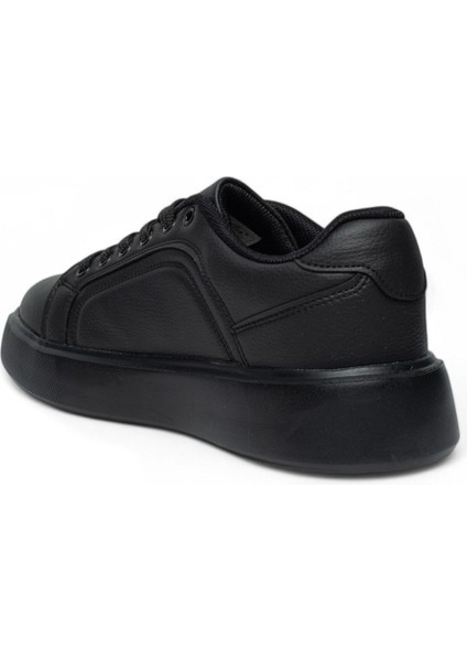 Siyah Memory Foam Taban Günlük Bağcıklı Erkek Sneaker Ayakkabı modelleri