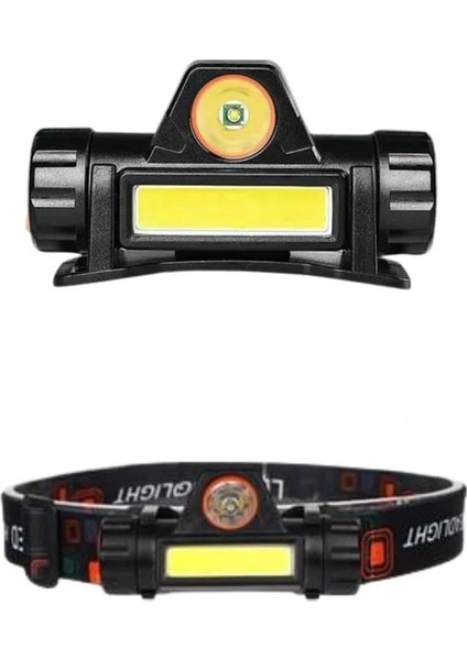 Ledli Şarjlı Kafa Lambası LED Şarjlı Su Geçirmez Kafa Feneri indirimleri