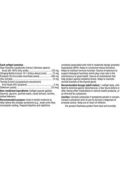 Super Prostat Advanced Multi Ingredient Formula Softgels - modelleri