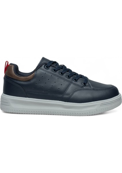 Lacivert Memory Foam Taban Günlük Bağcıklı Erkek Sneaker Ayakkabı