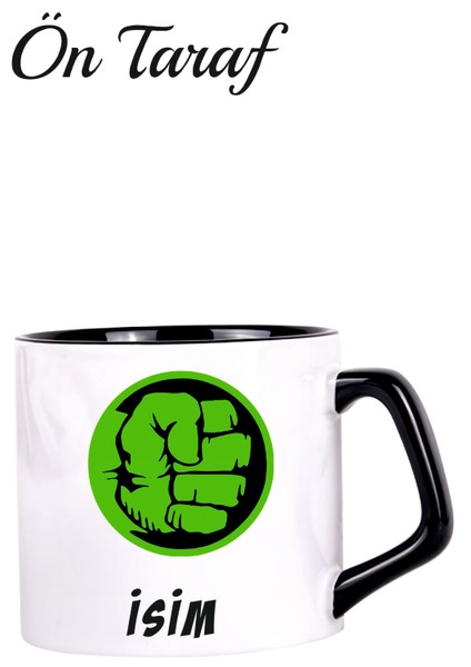 Hulk Kişiye Özel Afilli Kupa Bardak